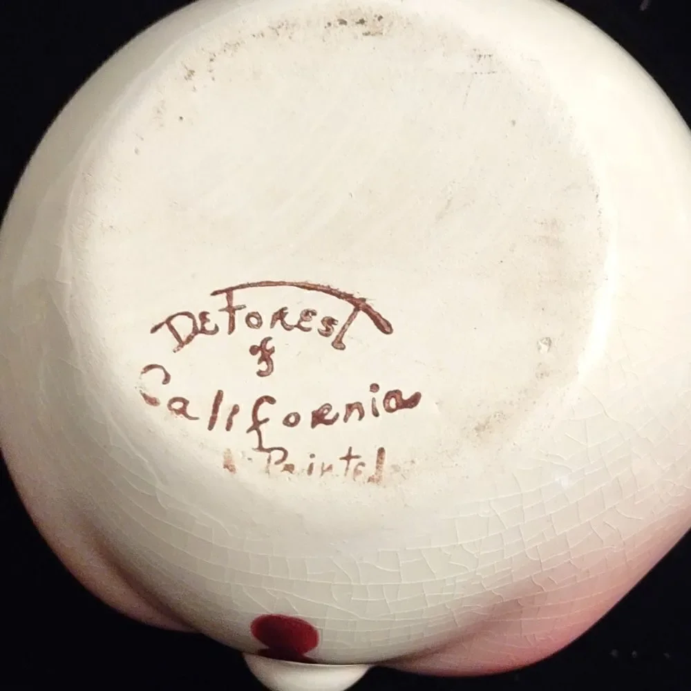 Vintage Deforest California Pottery 1956 Jam Jar